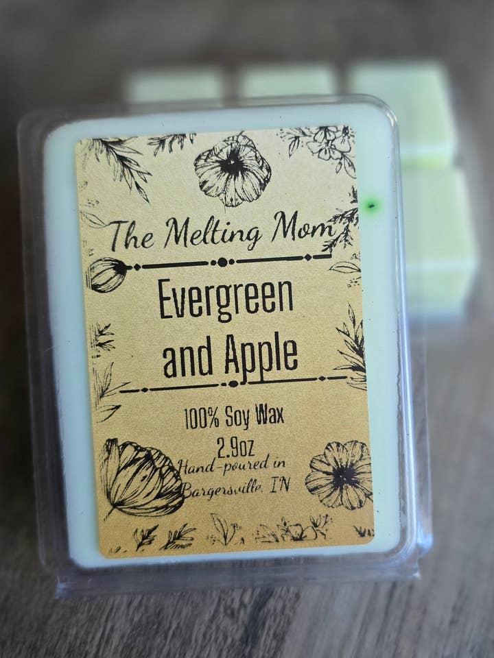 Evergreen and Apple for wholesale by The Melting Mom