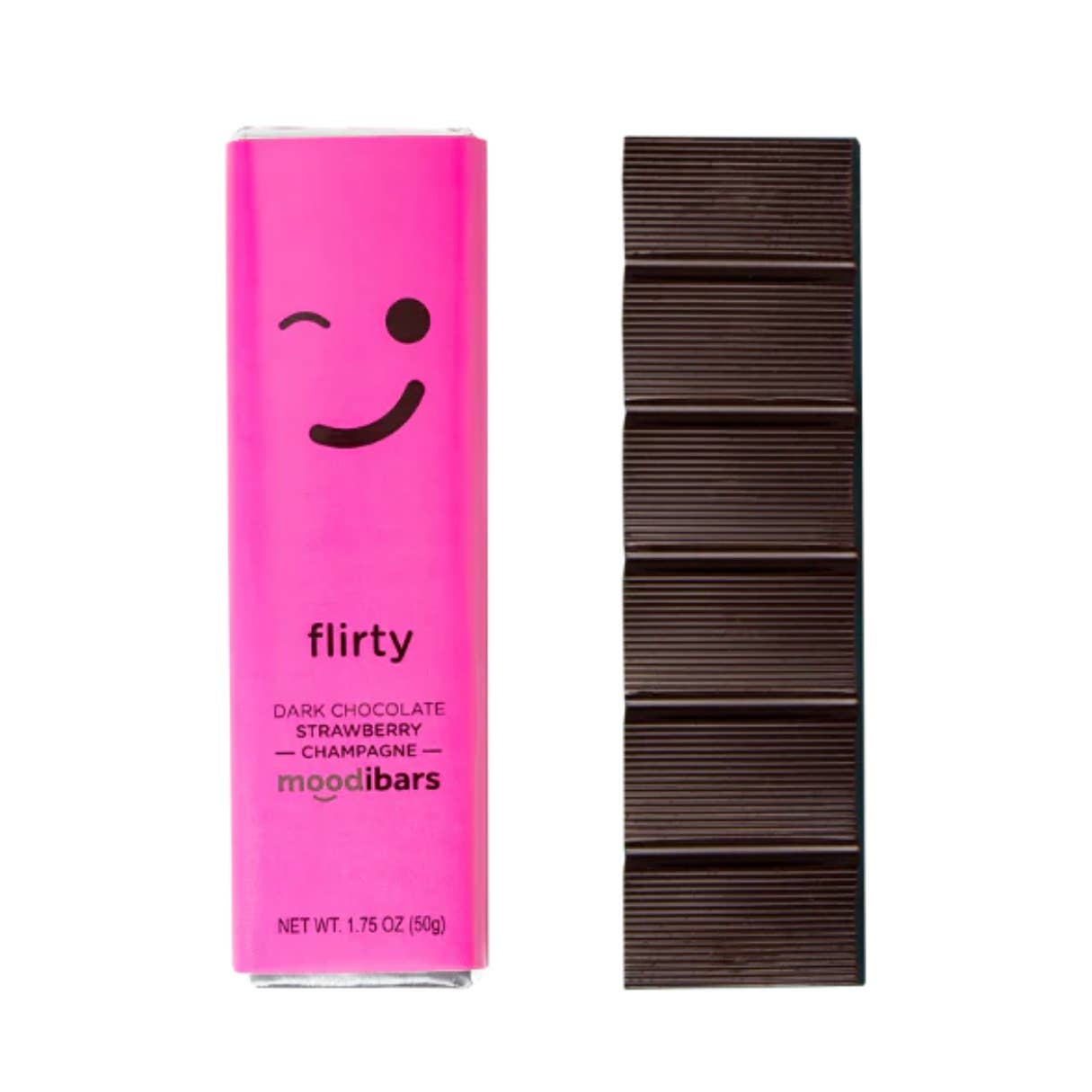 I Got Your Candy - Wholesale Chocolate Bar - Flirty Moodibar - Choc Strawberry Champagne 1.75oz / 24pcs