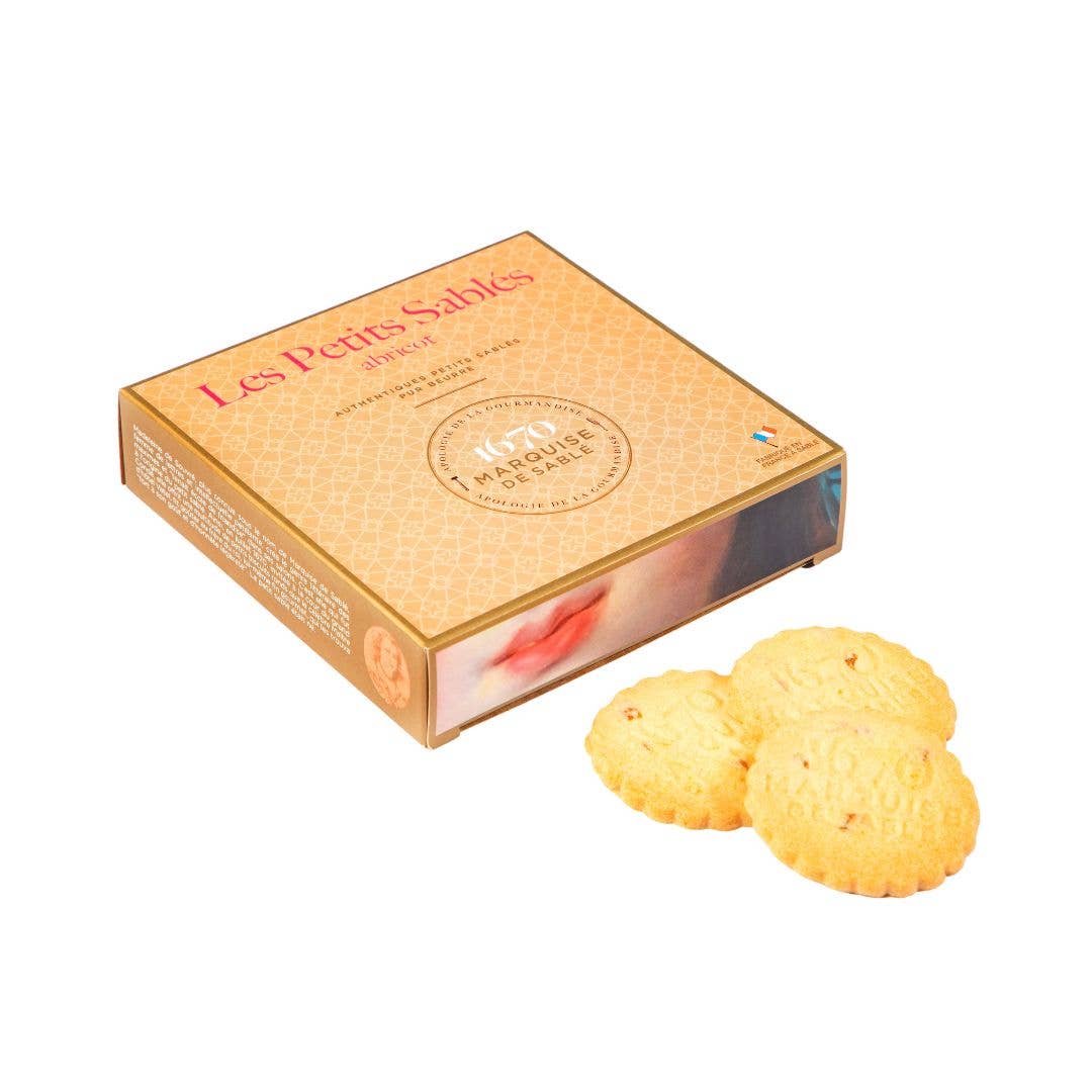 La Sablesienne USA - Wholesale Cookie - Apricot Chip French Shortbread Cookies | Gift Box0