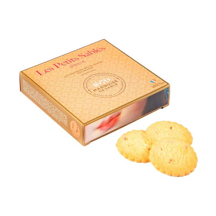 La Sablesienne USA - Wholesale Cookie - Apricot Chip French Shortbread Cookies | Gift Box0
