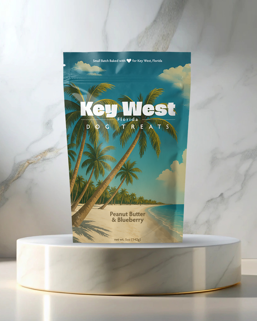 Neoteric Brands - Wholesale Pet Treats - Dog - Key West, FL Souvenir Dog Treats - 5oz Small-Batch0