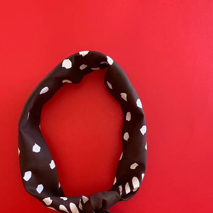 Son Bandana - Wholesale Bandana – Women's - Speckle Brown Cotton Women's Bandana0