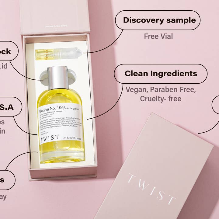 Twist Perfumes - Vente Parfum/Eau de toilette - Twist Blossom No.106 - Inspiré par J.M. Nectarine & Honey