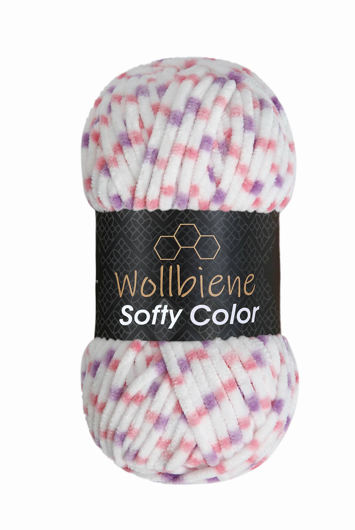 Wollbiene – Fio por atacado – Lã Chenille Softy Color 100 g para Tricô e Artesanato DIY6