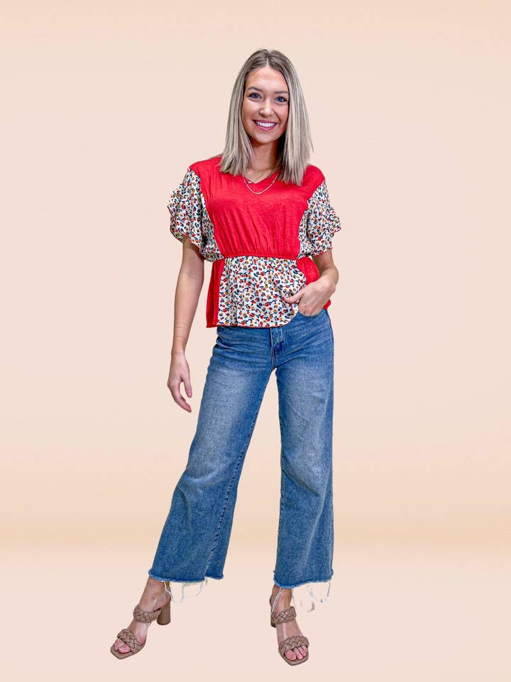 Days Grow By Floral Tunic for wholesale by GRACE+EMMA by Southern Grace