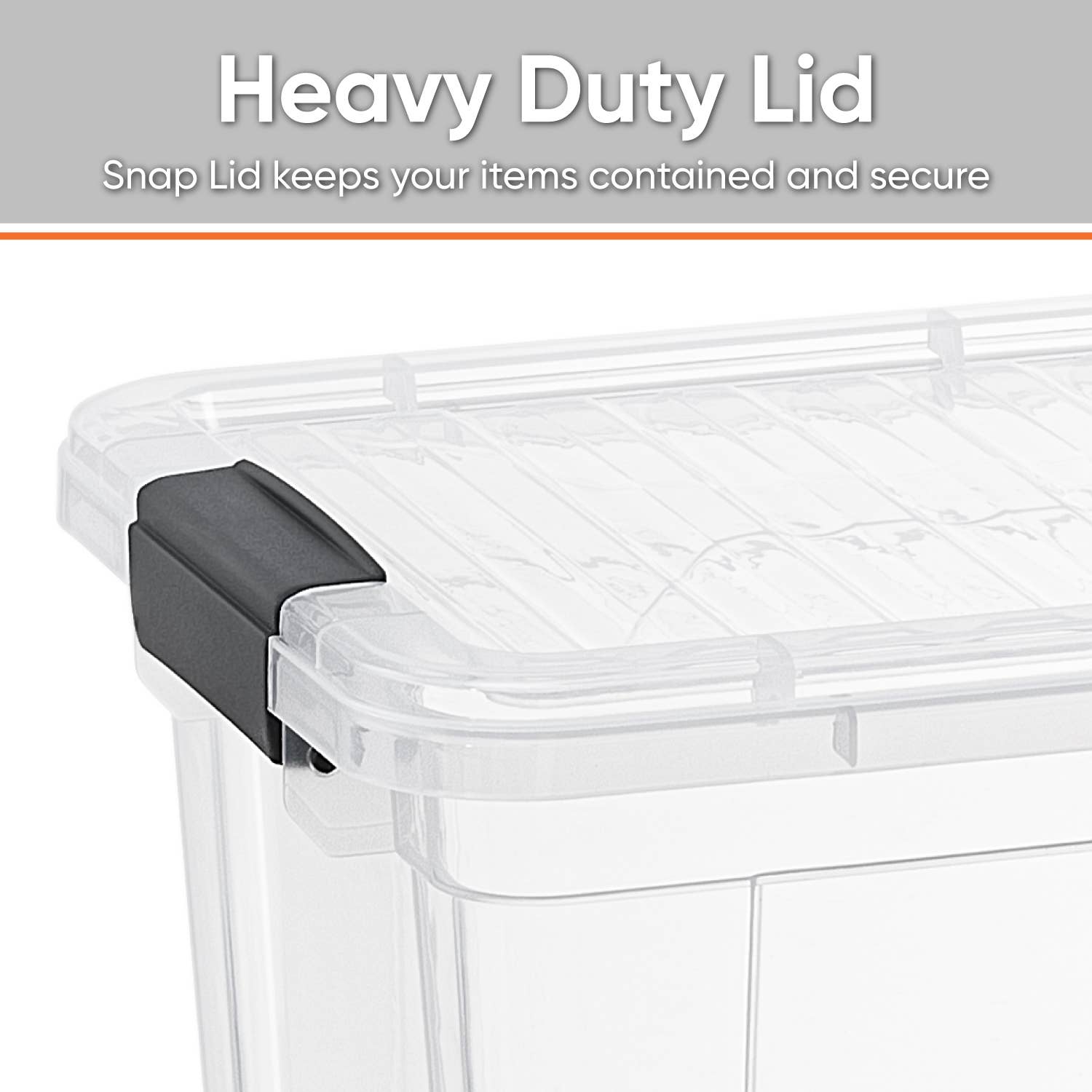 Superio Brand - Wholesale Storage Bin - Superio Clear Closet Storage Organizing Container, 46 Liter2