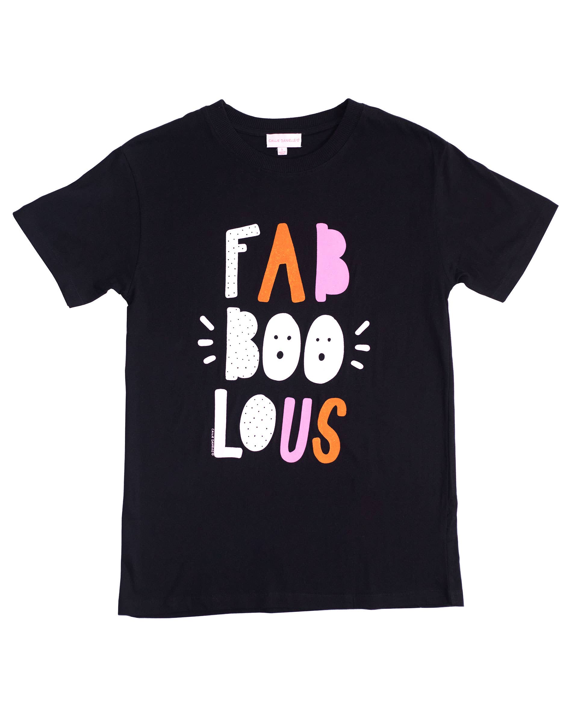Callie Danielle - Wholesale T-shirt met print - Dames - Fab-boo-lous Callie Tee - Zwart3
