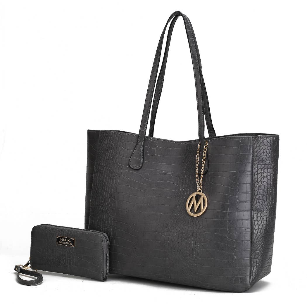 MKF Collection - Vente Tote bag – femme - Ensemble fourre-tout et portefeuille surdimensionné Sadie pour femmes de Mia K3