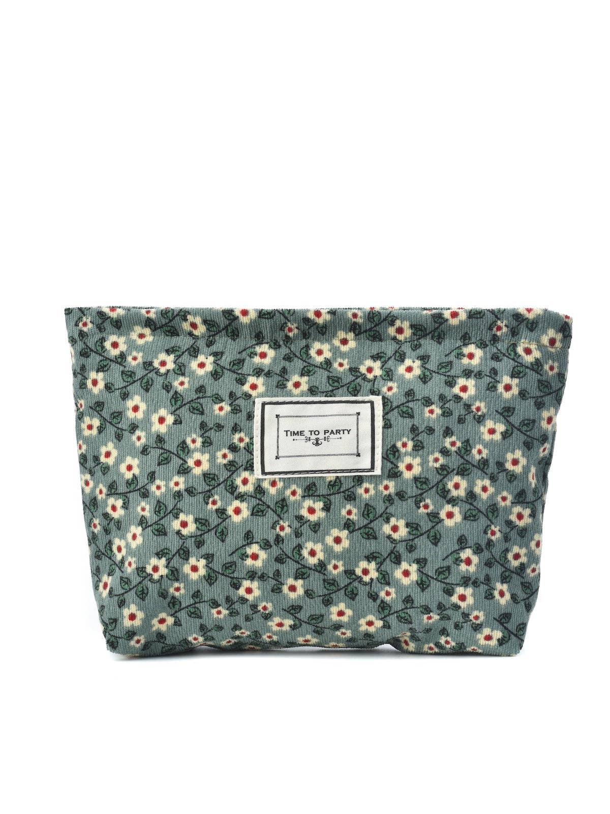 Funkyrel® Atzbranding Limited – wholesale Make-up/cosmetic bag – Cosbai - Corduroy Floral Cosmetic & Storage Bag2