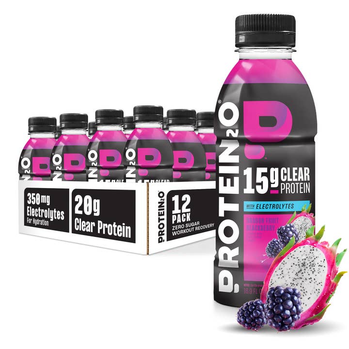 Protein2o - Wholesale Sports/Energy Drink - Protein2o Dragonfruit Blackberry