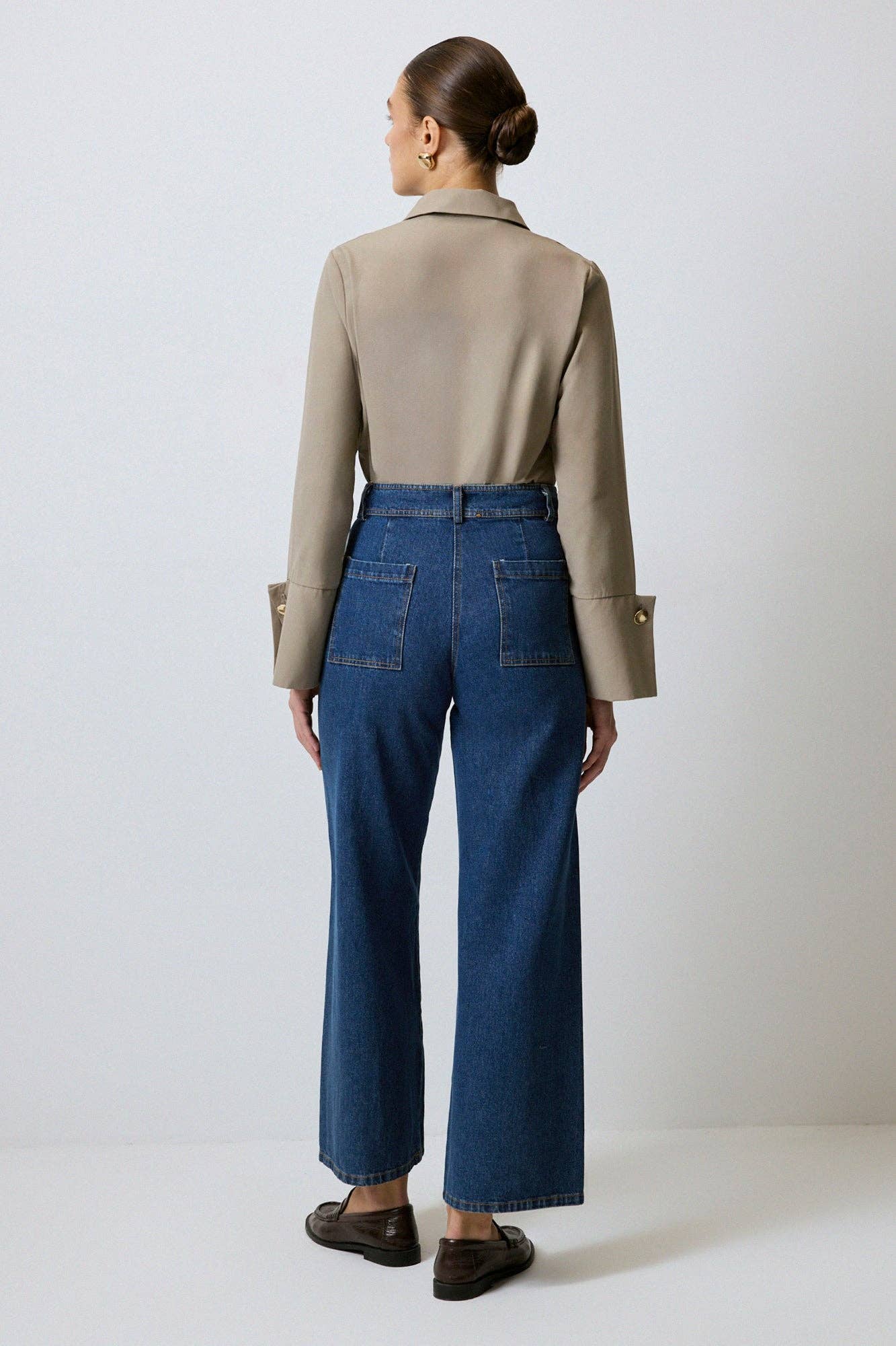 Mink WIDE CUFF SHIRT BODY for wholesale on Faire2