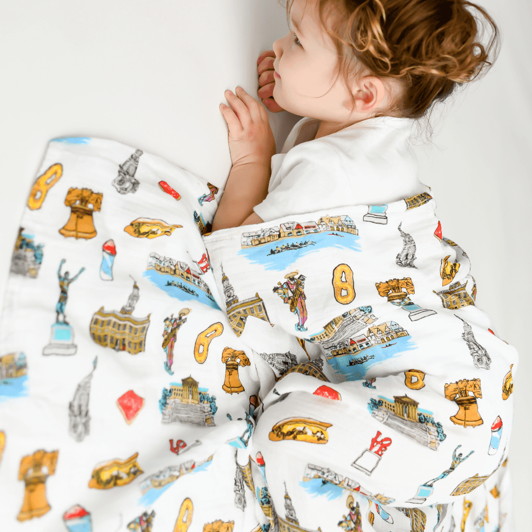 Little Hometown - Wholesale Swaddle - Baby - Philadelphia Baby Swaddle Blanket (Unisex)1