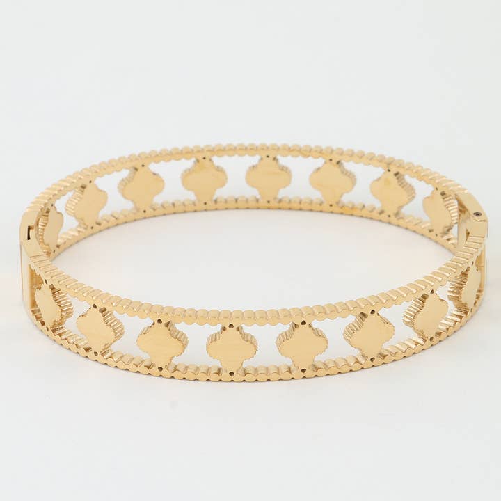 3AM BY H&D ACCESSORIES - Vente Bracelet manchette - Bracelet Manchette à Clous Ouverts Multiples2