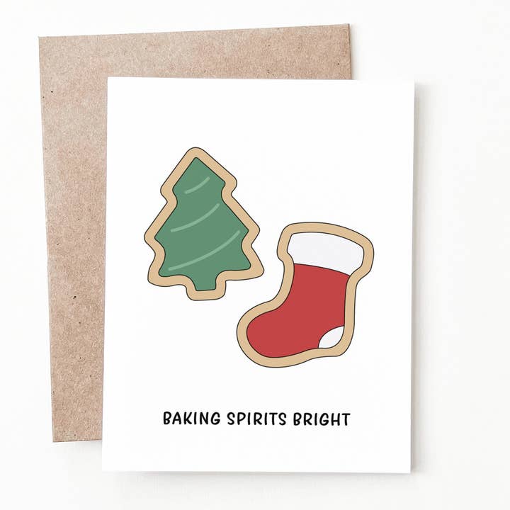 Christmas Cookies Christmas Card for wholesale by Nine Two Design