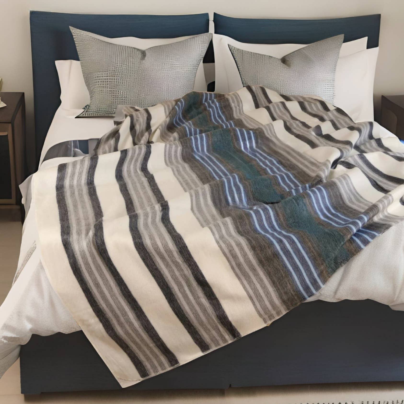 LATITUDE ZERO GOODS - Wholesale Throw Blanket - Atuntaqui - Alpaca Wool Throw Blanket4