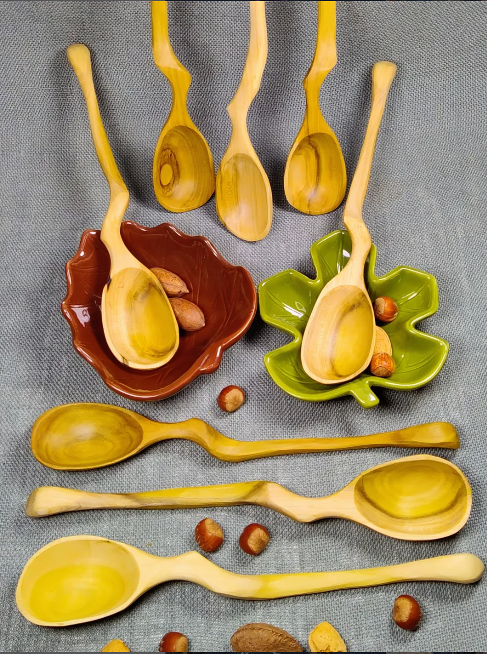 Chaos Woods - Wholesale Kitchen Spoon - Wood Spoon - Hand carved Poplar wood for cooking5