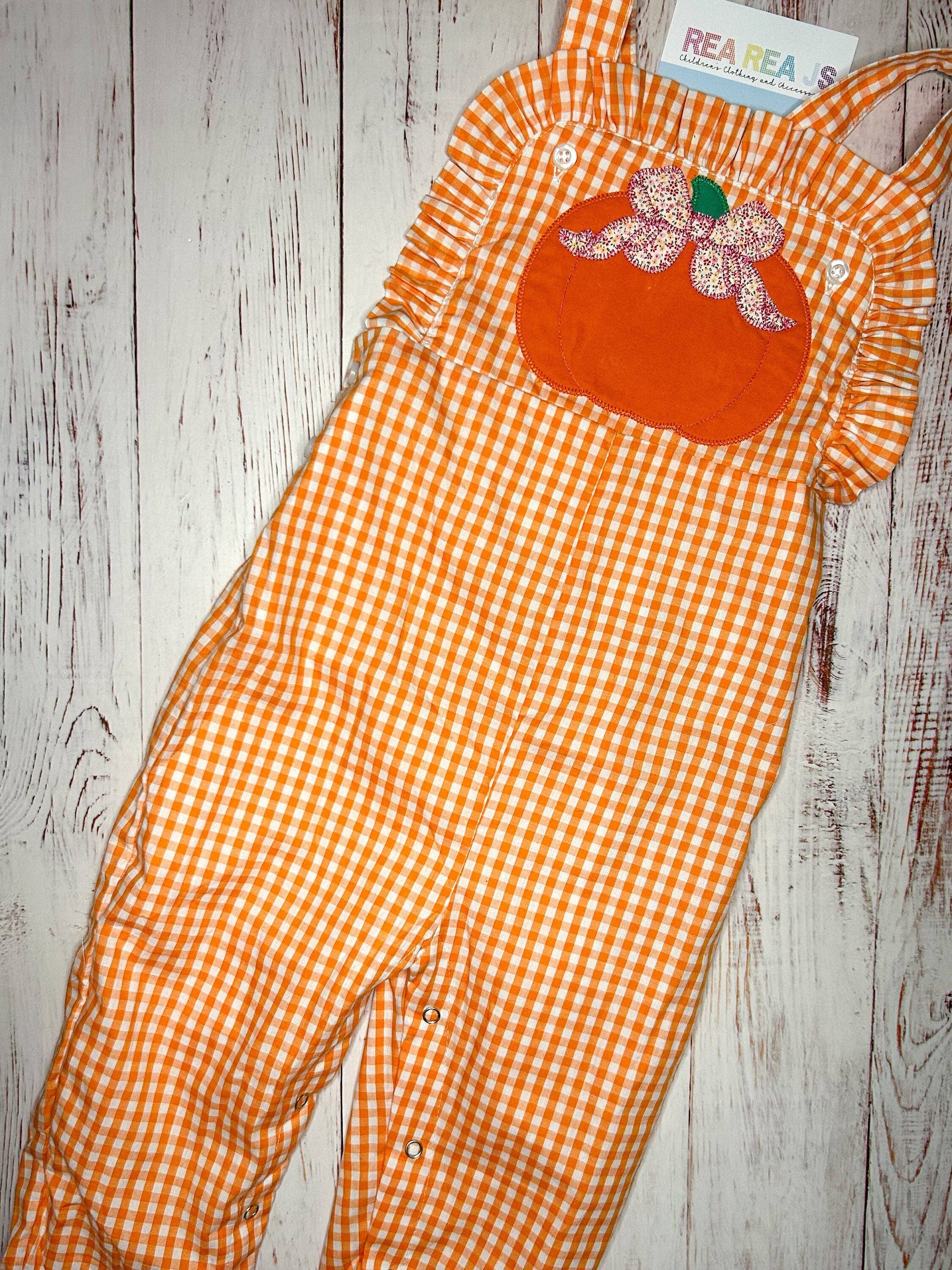 Rea Rea J's - Wholesale Overalls - Kids - Pumpkin Overalls