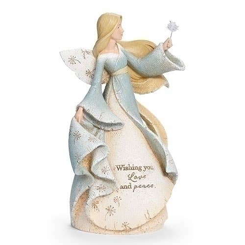 Angel with Dandelion Wish; Heavenly Blessings for wholesale by Roman