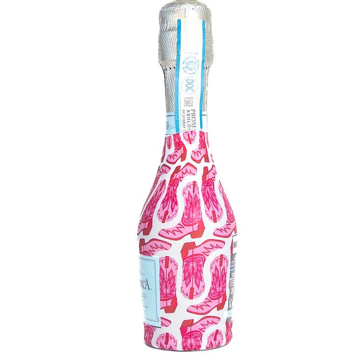 Beau Bottles - Wholesale Wine Gift Bag - Beau Bottles Cowgirl - MINI Prosecco Collection - Six Pack1