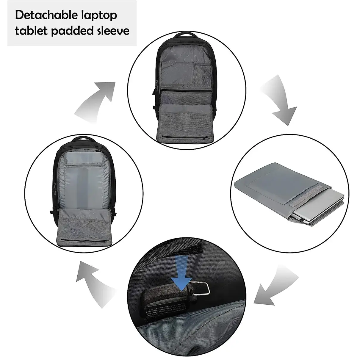 Hynes Eagle - Wholesale Backpack - Unisex - Hynes Eagle GlidePath 42L Rolling Backpack4