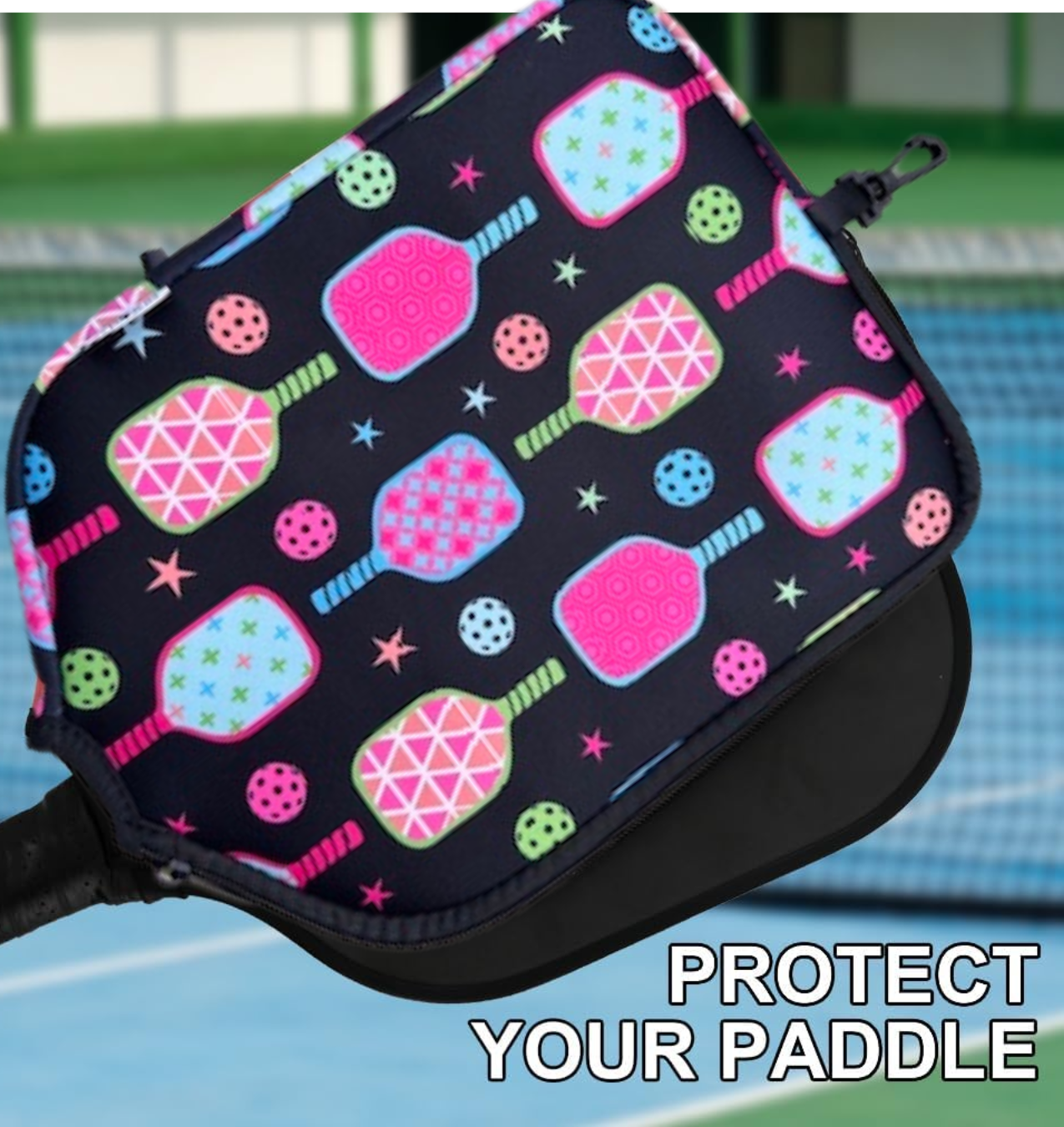 Born to Rally - Wholesale Sporting Accessories - Pickleball Paddle Cover- Paddles and Stars 6