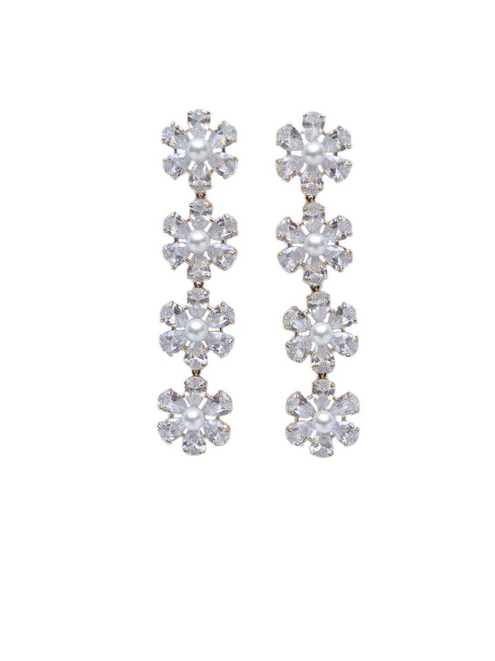 Audrey Four-Floral Drop for wholesale by MBM Designs