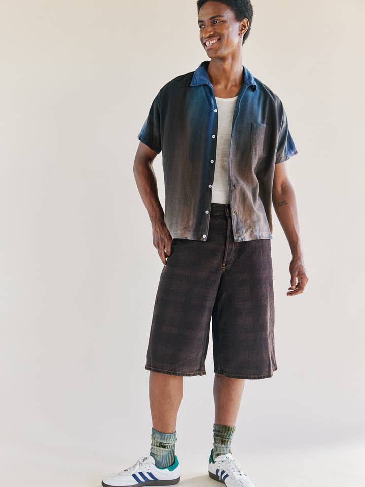 Riverside Tool & Dye - Wholesale Buttoned-down shirt – Women's - Louie Shirt in Raw Silk8