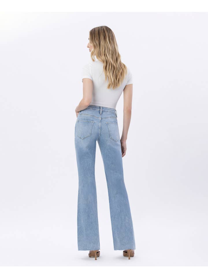 JET LAG 90'S VINTAGE SUPER HIGH RISE FLARE JEANS LV1426 for wholesale on Faire6