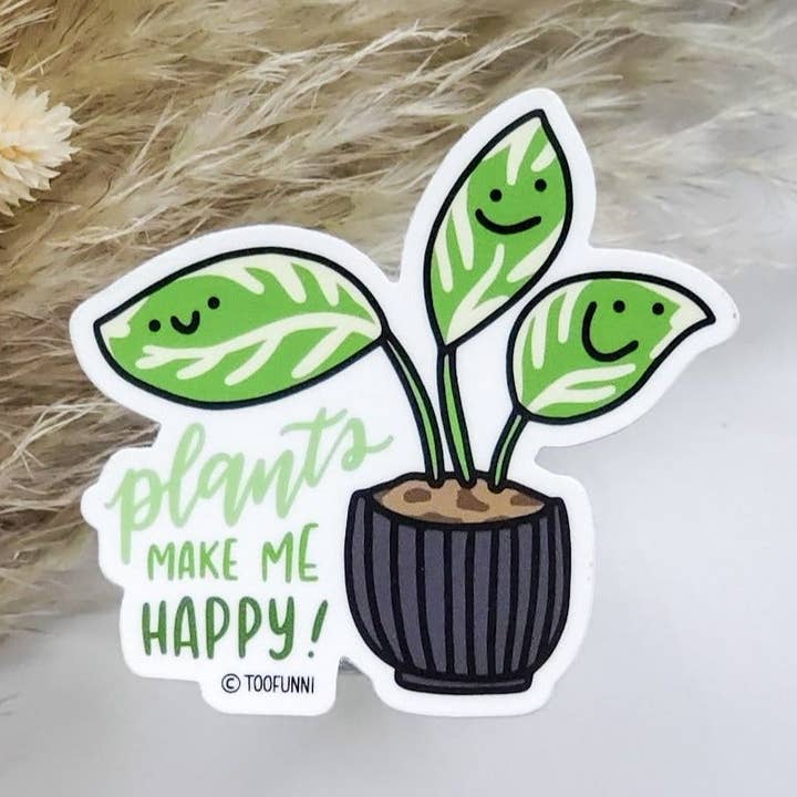 PLANTS - Vinyl Sticker for wholesale by Toofunni