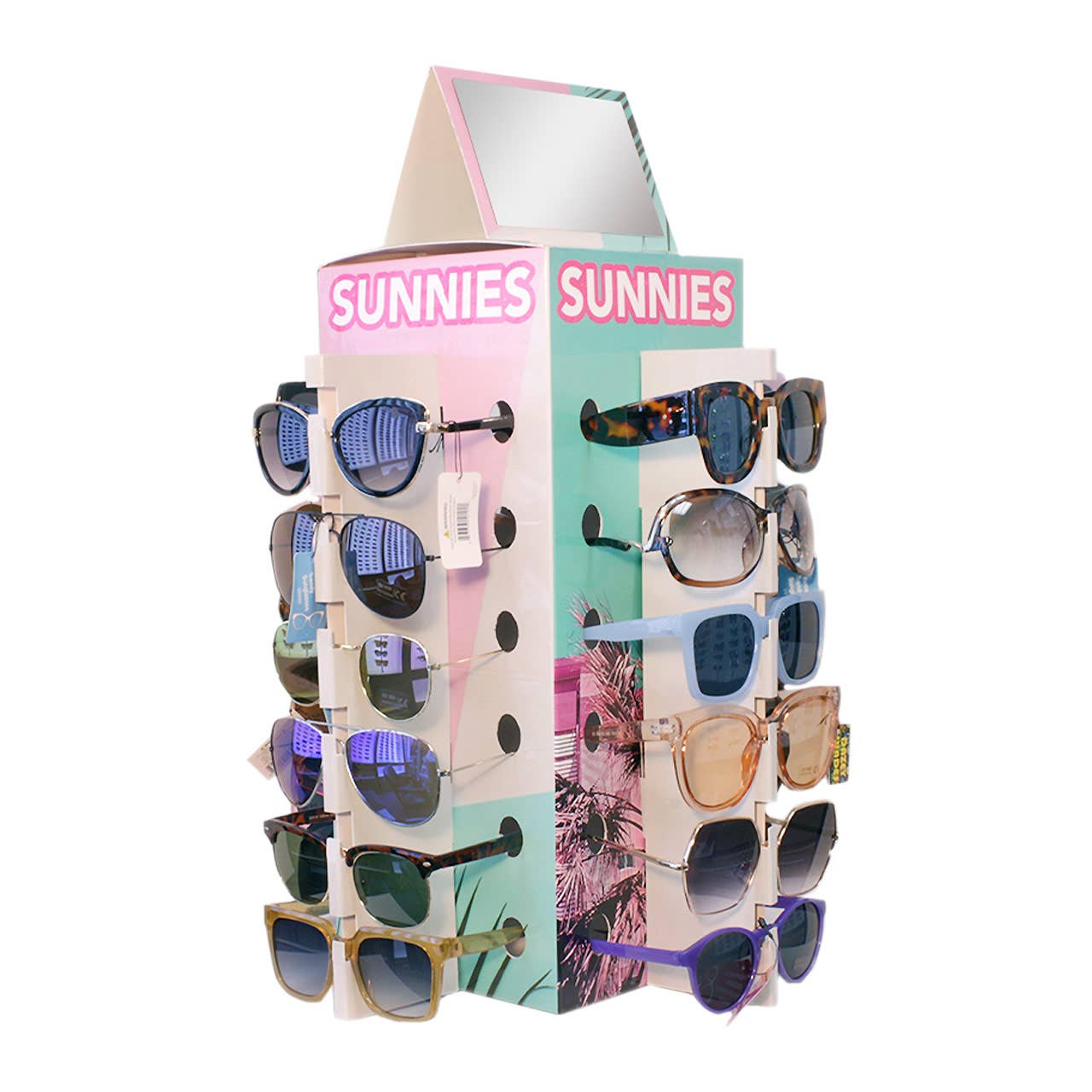 Shark Eyes, Inc - Wholesale Retailer Display - Accessories - Ladies Sunglasses Counter Display with 48 Sunglasses Fashion1