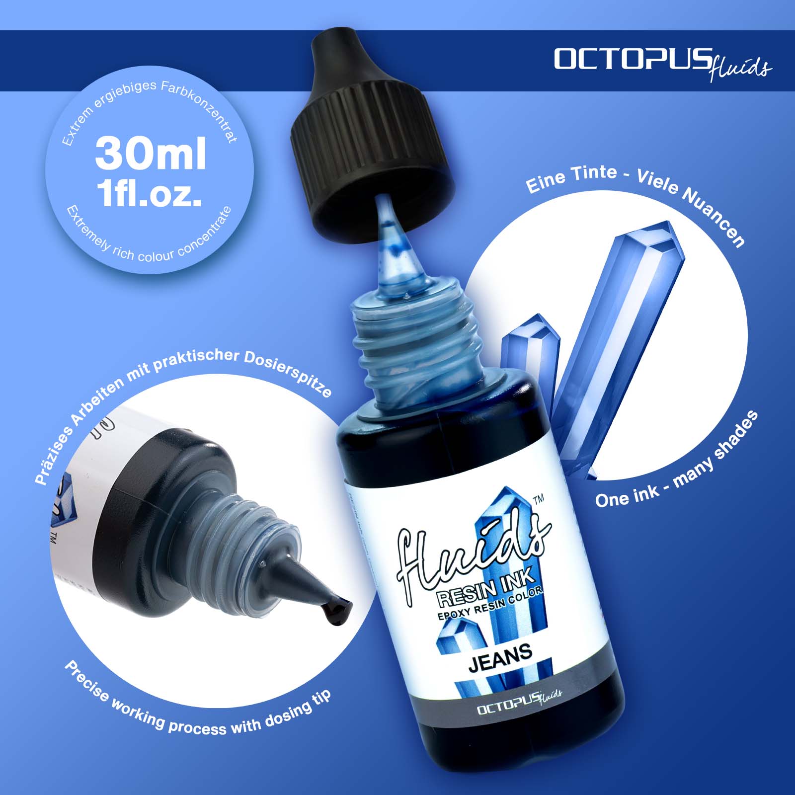 Resin Ink-Colour your Resin art work with Octopus Fluids ink: Octopus Fluids