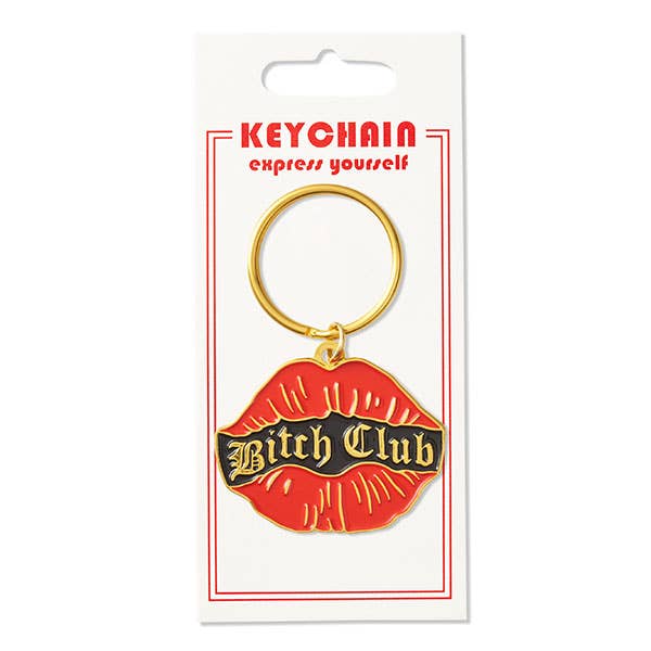 Bitch Club Keychain for wholesale by THE FOUND