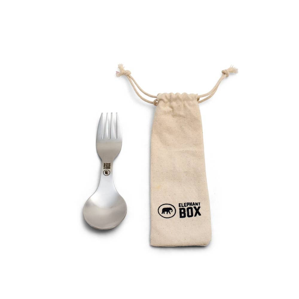 ecoLiving - Wholesale Kitchen Spoon - Spork and Cotton Bag1