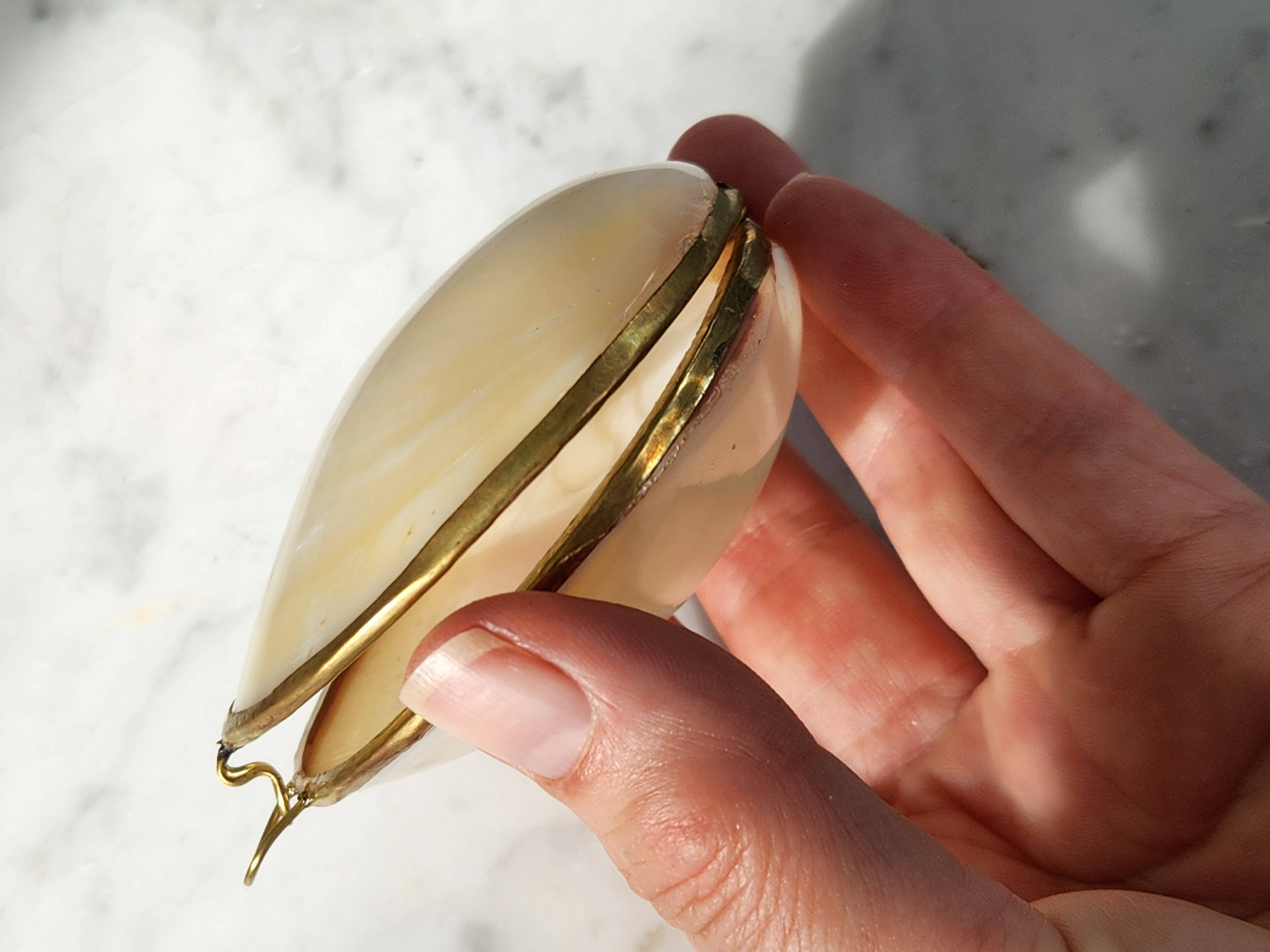 White Tulip Boutique - Wholesale Decorative Box - Mini Clam Trinket Pill Box, Coin Purse8