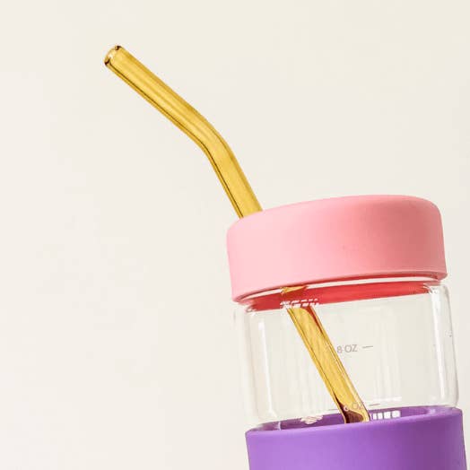 Luxey Cup - Wholesale Drinking straw - SIPSTRAWS - Thin Reusable Glass Straws —3 pack5