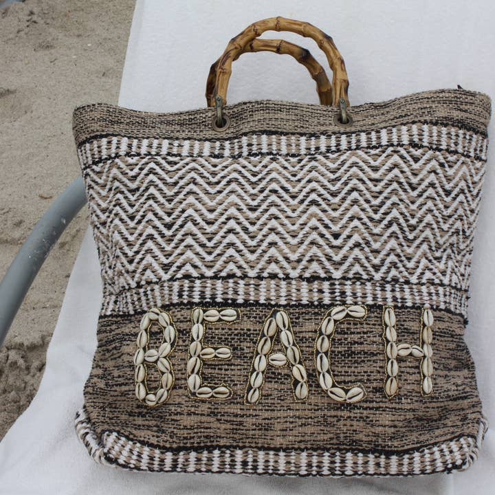 Latifah Women's Cotton Seashell Bag for wholesale by Beach Queen