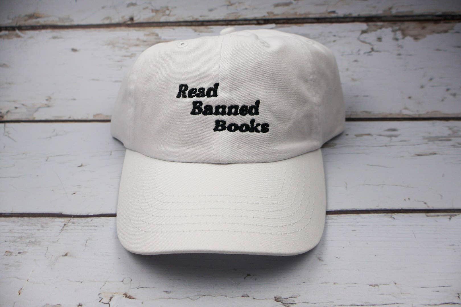 Hat & Rabbit - Wholesale Baseball Cap - Unisex - Read Banned Books Relaxed Fit Hat