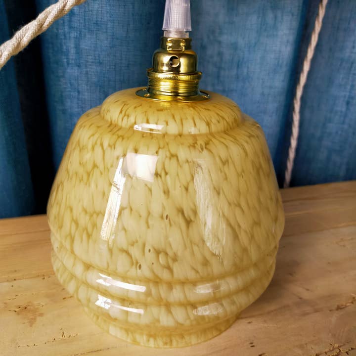 Le Siècle des Lumières - Wholesale Accent/Desk Lamp - Clichy yellow globe table lamp1