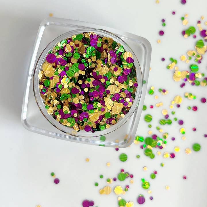 Nola Glitter Goddess - Wholesale Body Glitter/Shimmer - Mardi Gras Face and Body Glitter