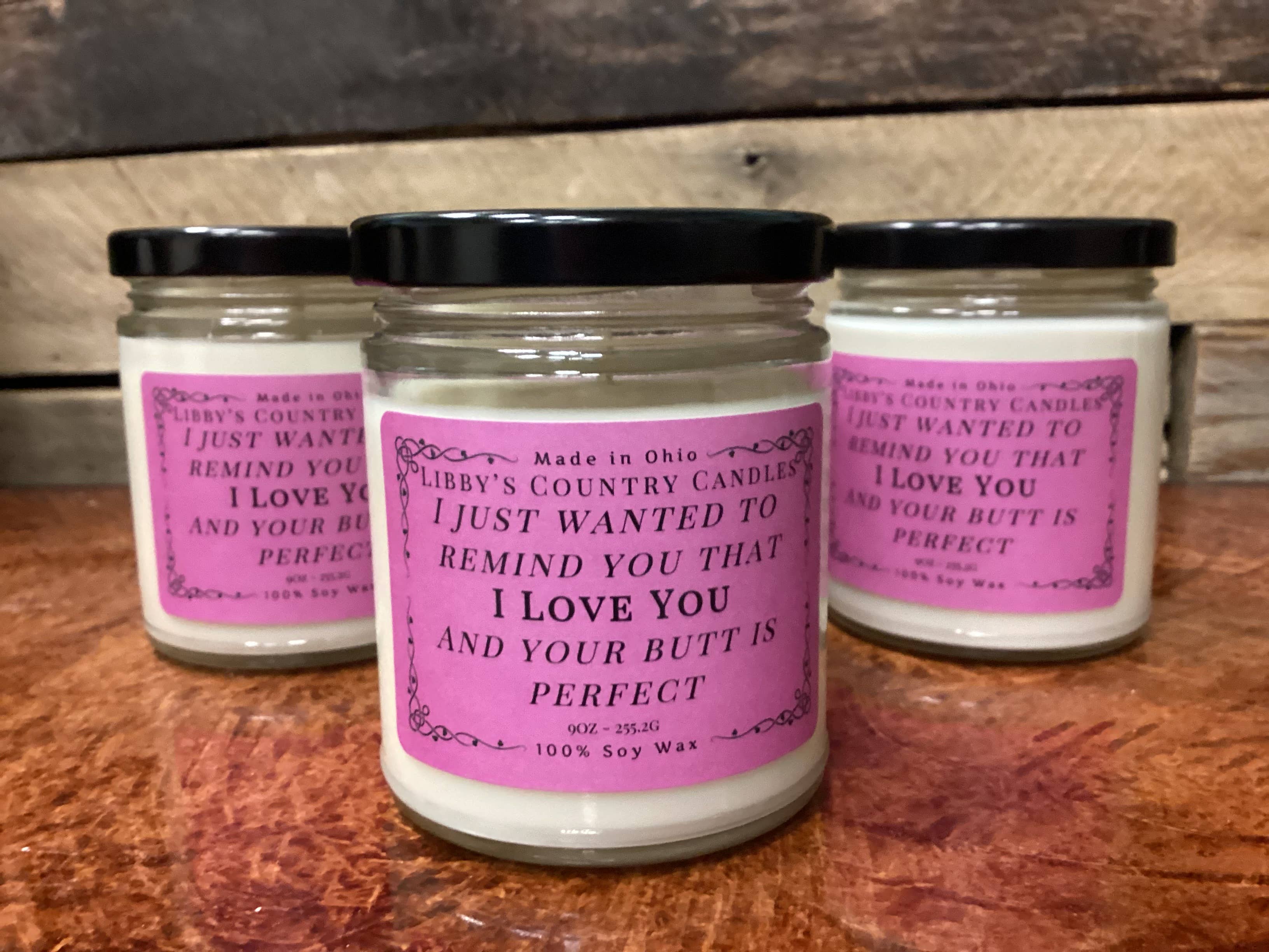 Libby's Country Candles LLC - Vente Bougie en bocal - Bougies de 255 g avec phrases humoristiques5