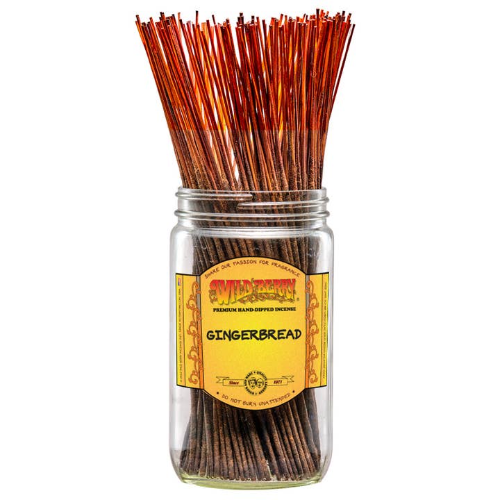 Wild Berry 11" Incense Sticks Gingerbread for wholesale by Dip and Glow