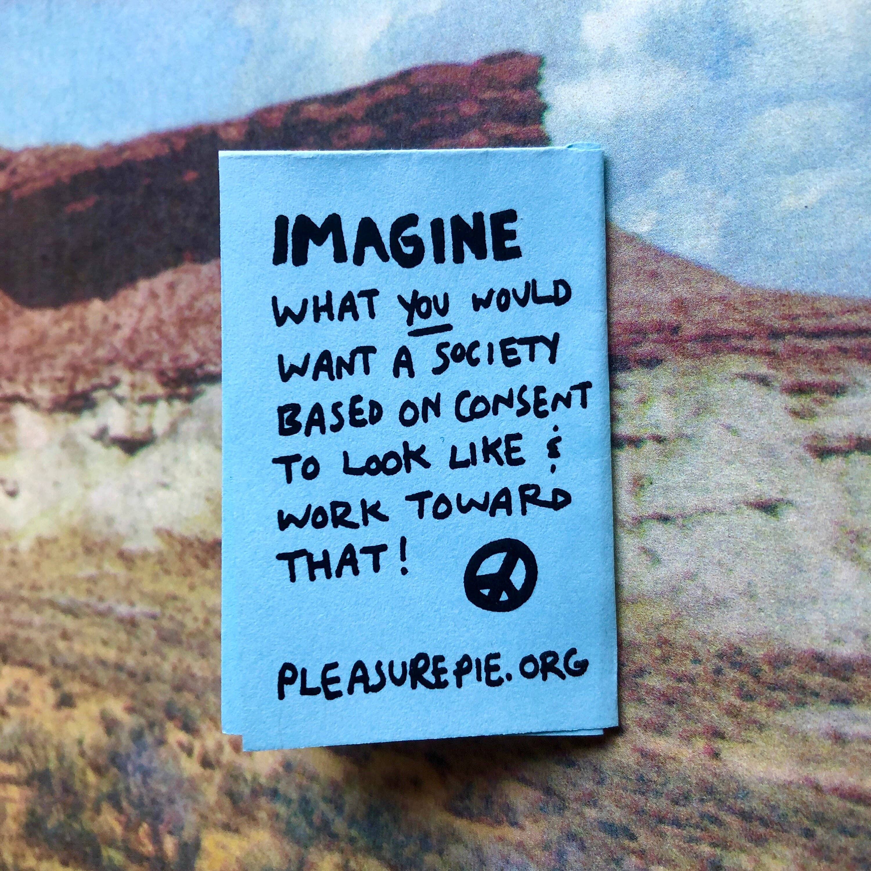 Pleasure Pie - Wholesale Teen & Young Adult Book - How To Build A Culture Of Consent Zine | Feminist Sex Education Tiny Zine Booklet4