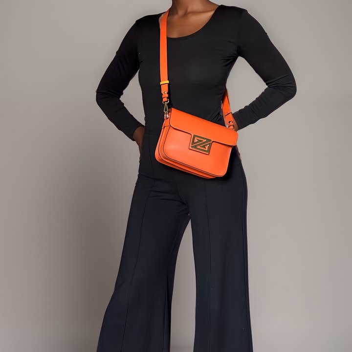 ZIPPERLY, INC – Engroshandel Crossbodytaske - Dame – Mimi Taske - Italiensk Ægte Læder - Crossbody/Skuldertaske - Made in Italy