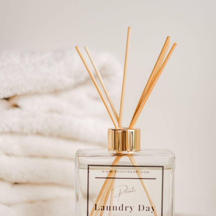 Laundry Day Reed Diffuser for wholesale by Prenti - Luxury, Non-Toxic Home Fragrance