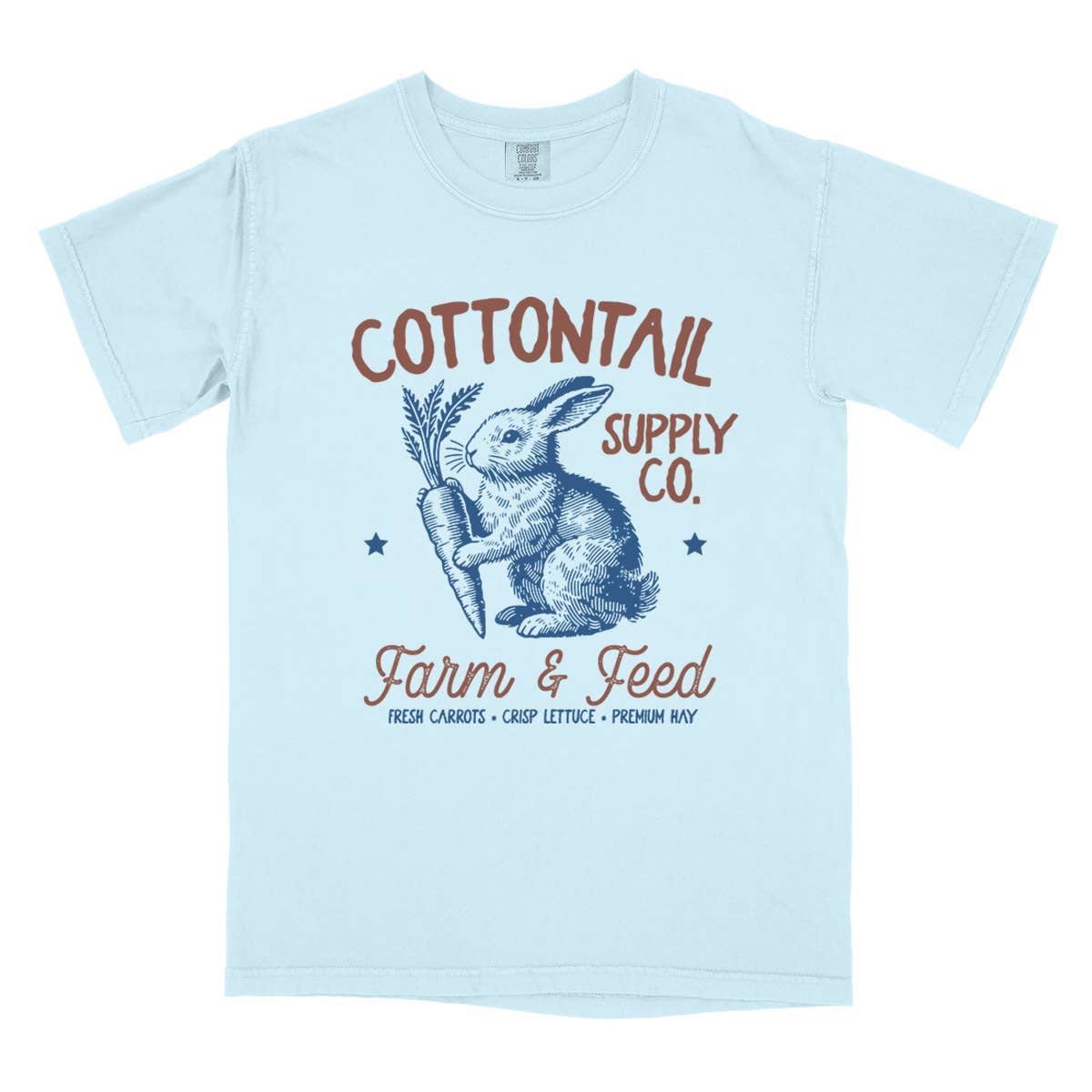 Untamed Country - Wholesale Screen Printed T-Shirt - Women's - Farm & Feed Vintage Farm Sign Comfort Colors Shirt6