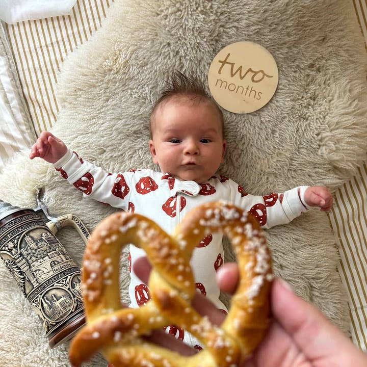 Ali+Oli – Großhandel Ankündigungskarte zur Geburt – Baby Monthly Milestone Foto-Requisiten-Karten (24 Meilensteine)3