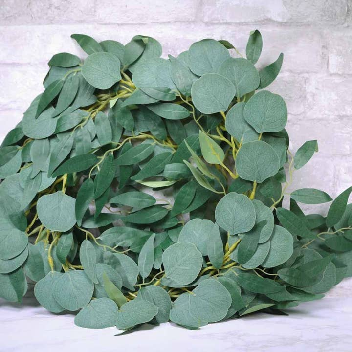 Sola Wood Flowers - Wholesale Bunting/Garland - 3 Foot Eucalyptus Garland1