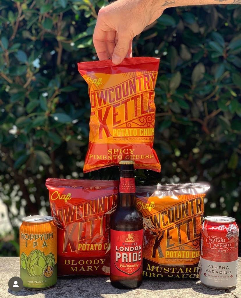 Lowcountry Kettle - Vendita all'ingrosso Patatine - Patatine al formaggio piccante Pimento - 24 sacchetti4