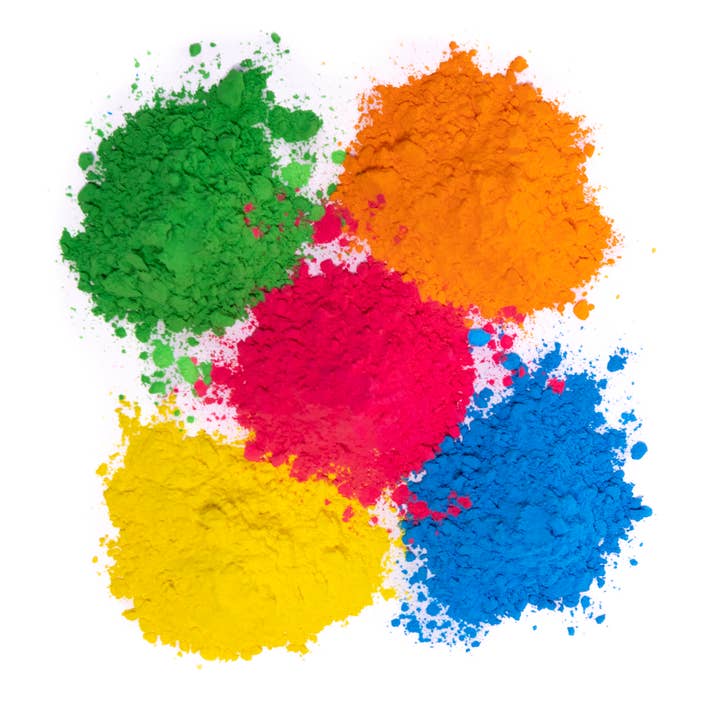 Kulture Khazana - Wholesale Body Glitter/Shimmer - 100 Pack of All Natural Holi Non-Toxic Washable Color Powder