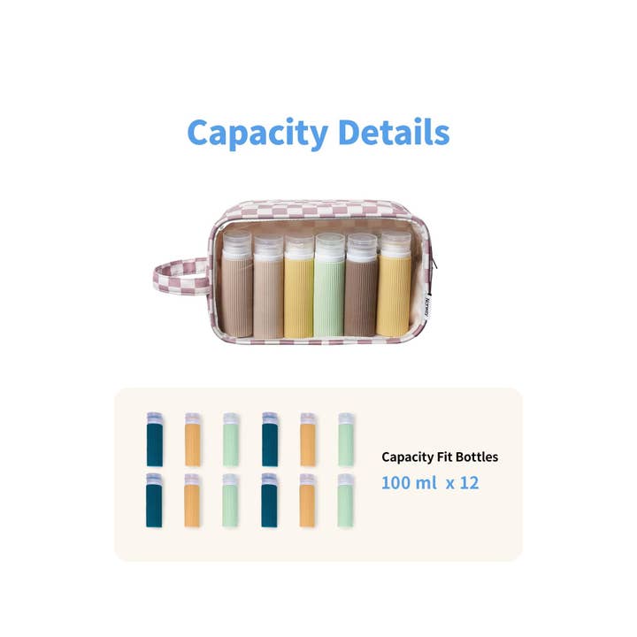 wandf - Wholesale Toiletry bag – women's - Clear Toiletry Bags for Traveling Toiletries, Make Up Pouch 44